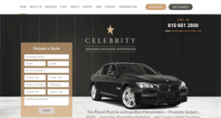 Desktop Screenshot of celebritylimo.com